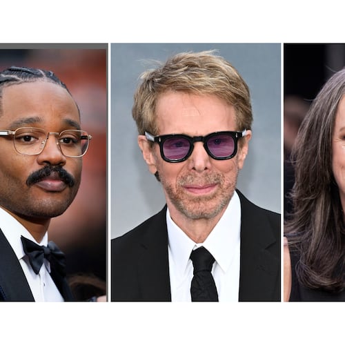 This combination of images shows filmmaker Ryan Coogler, from left, and producers Jerry Bruckheimer and Emma Thomas. (AP Photo)