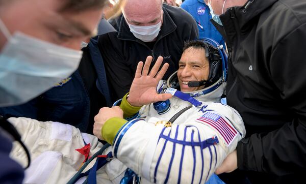 NASA astronaut and man of many talents Frank Rubio in 2023. (Bill Ingalls/NASA via The New York Times) 
                      
