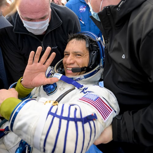 NASA astronaut and man of many talents Frank Rubio in 2023. (Bill Ingalls/NASA via The New York Times)