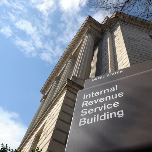 FILE - The exterior of the Internal Revenue Service (IRS) building in Washington, is photographed March 22, 2013. (AP Photo/Susan Walsh, File)