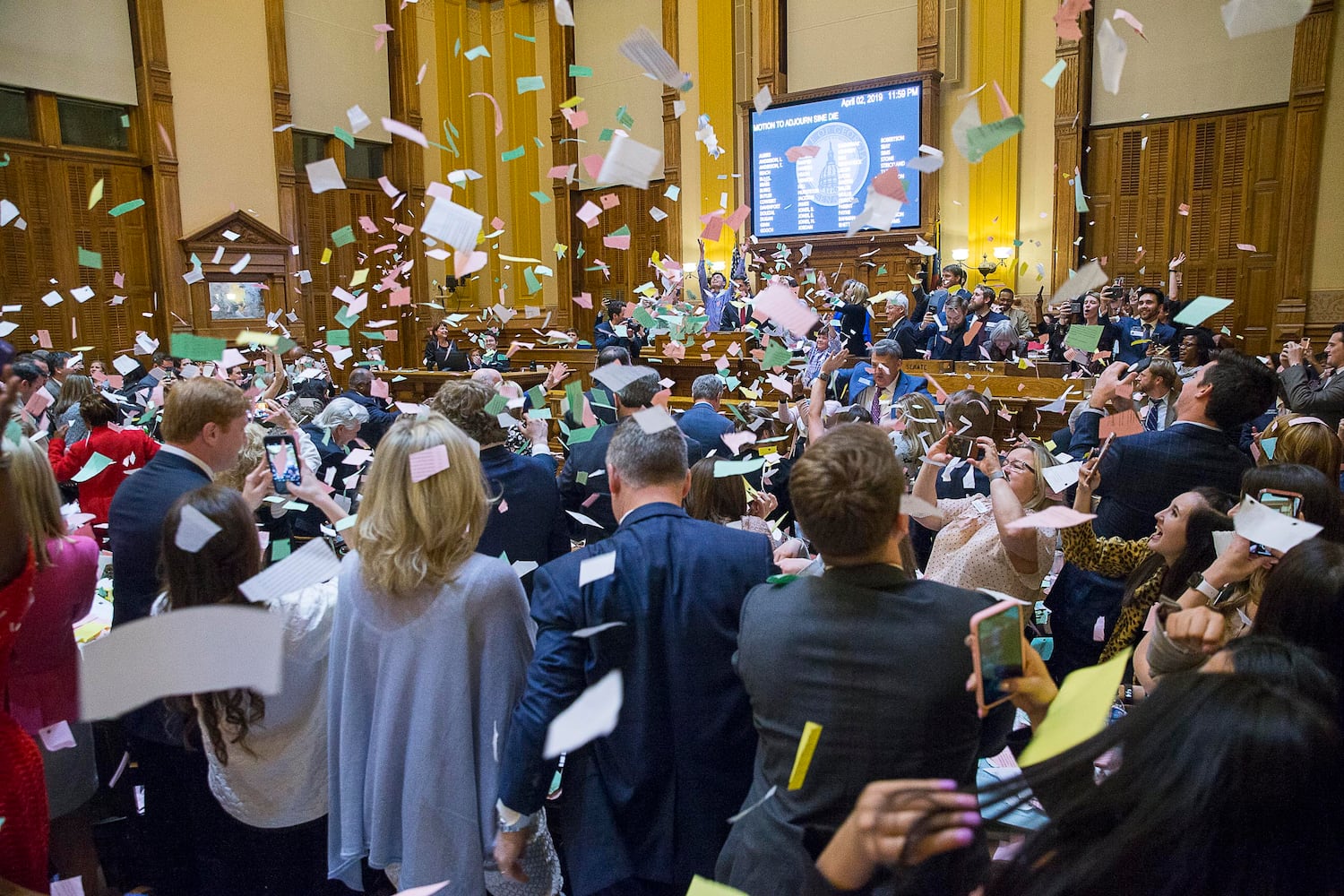 Photos: Sine Die at the Georgia legislature