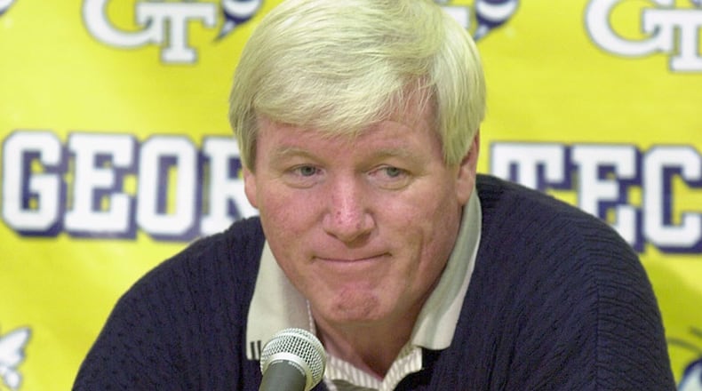 George O'Leary during his time as coach at Georgia Tech.