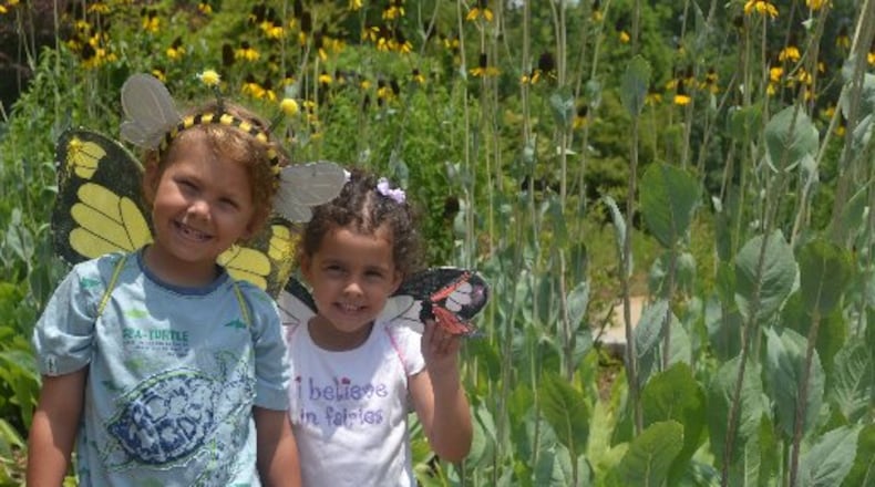 Children flutter to the Chattahoochee Nature Center in Roswell during its Flying Colors Butterfly Festival. CONTRIBUTED BY CHATTAHOOCHEE NATURE CENTER