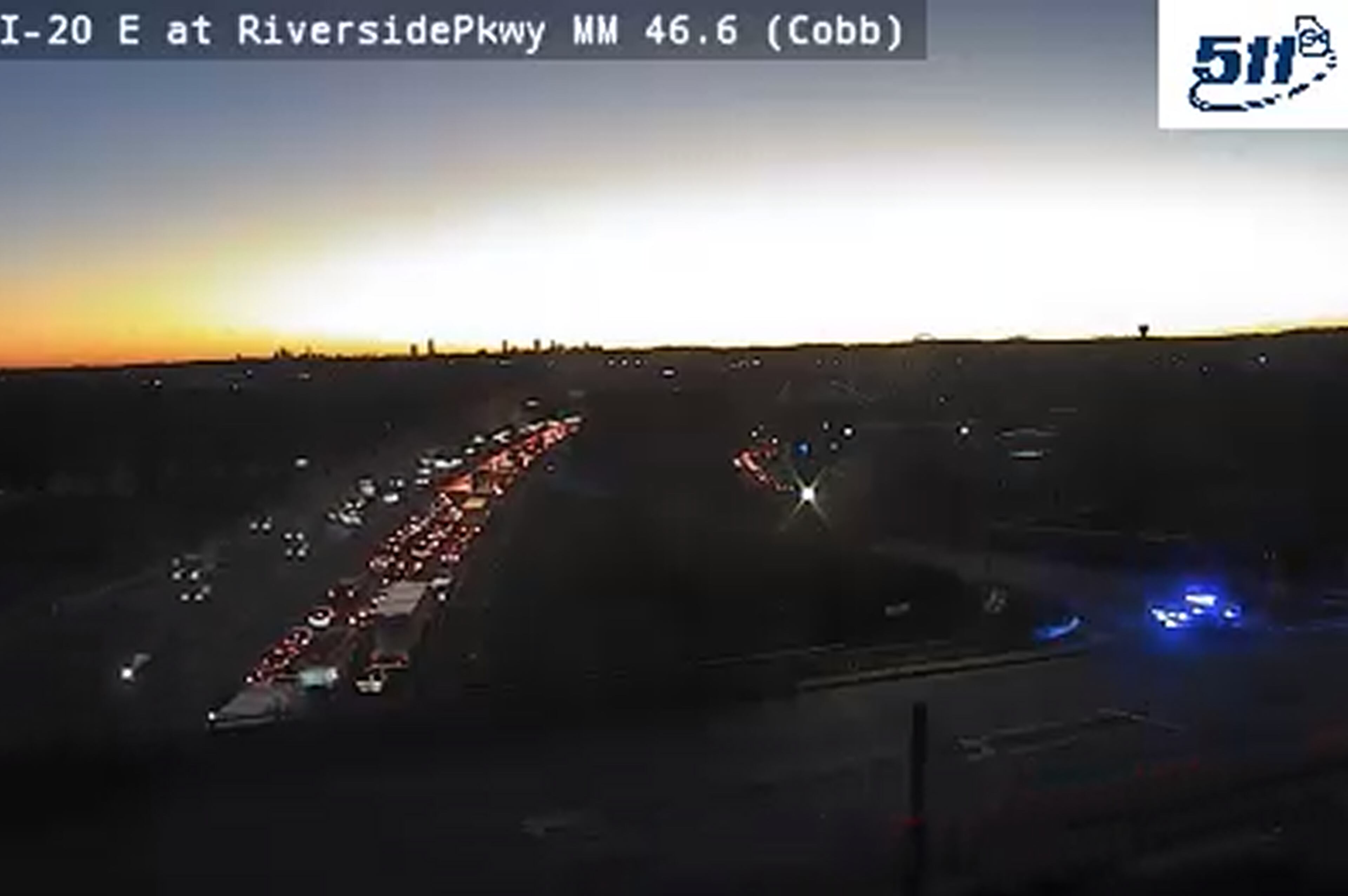 I-20 crash at Fulton Industrial Boulevard