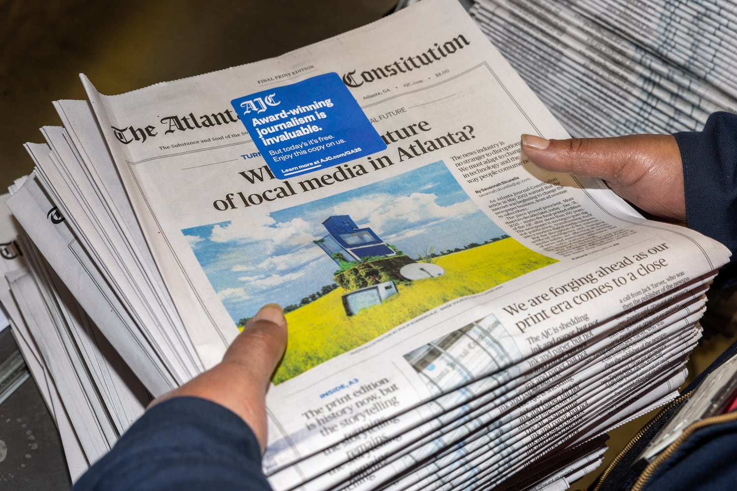 Photos of AJC’s final run