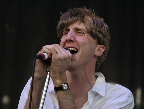 Atlanta-based Deerhunter - fronted by singer Bradford Cox - at Shaky Knees. Photo: Melissa Ruggieri/Atlanta Journal-Constitution