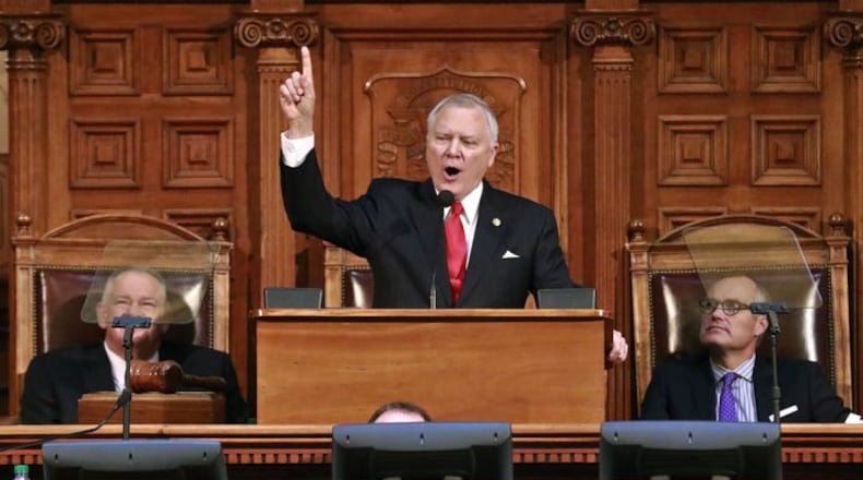 Gov. Nathan Deal delivers the 2016 State of the State address.