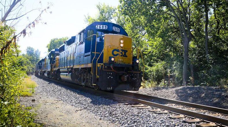 A man was seriously injured when he was hit by a CSX train Thursday.