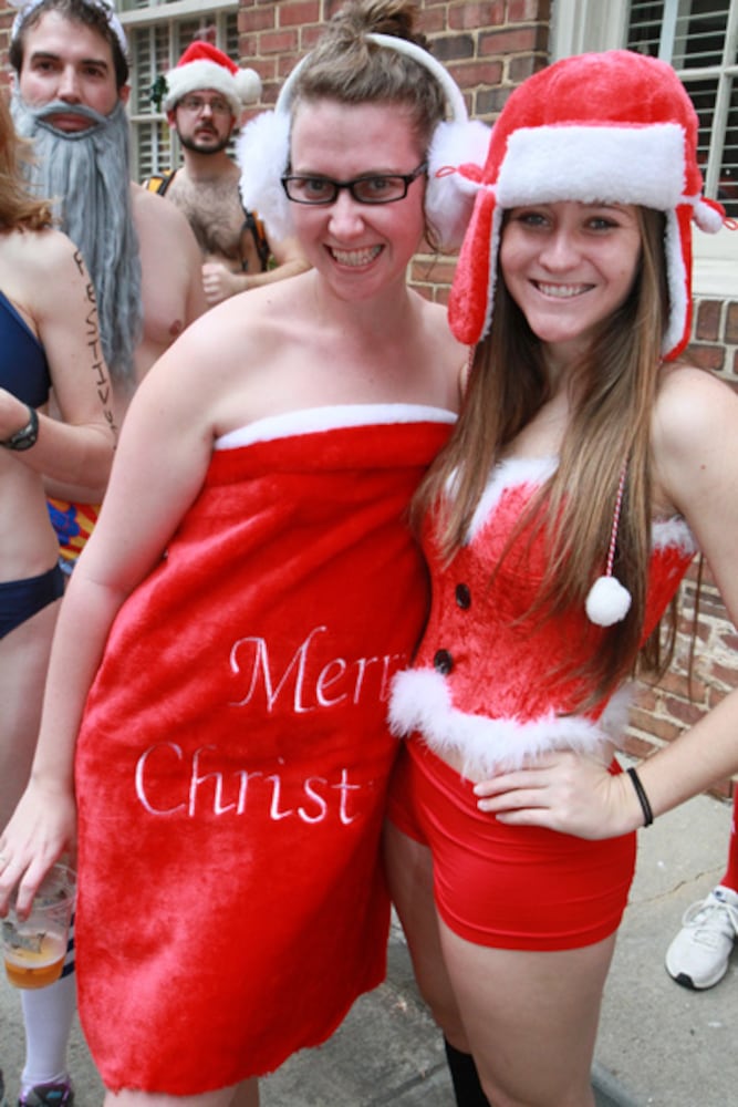 Santa Speedo Run