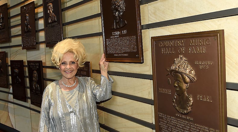 Vocalist Brenda Lee poses with her plaque at The Country Music Hall of Fame & Museum during the 2016 CMA Music Festival at Country Music Hall of Fame and Museum on June 11, 2016 in Nashville, Tenn.. (Photo by Rick Diamond/Getty Images for Country Music Hall of Fame & Museum)