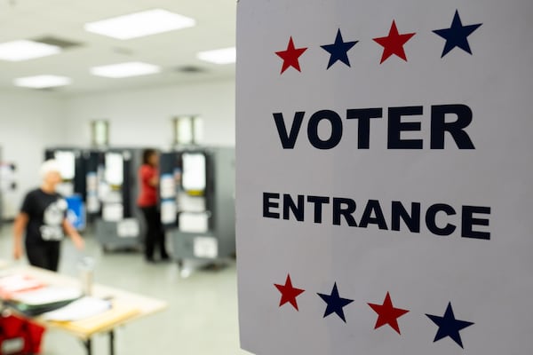 Turnout in Tuesday's races was dominated by Republican voters, who were motivated to cast ballots to decide high-profile nominations for governor and U.S. Senate. (Ben Gray for the AJC)
