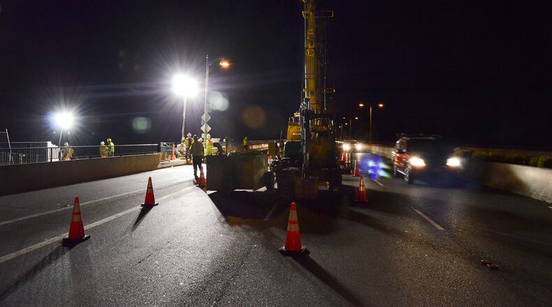 Lane closures continue as GDOT contractors continue overnight lane closures on Ga 141/ Peachtree Industrial Boulevard in DeKalb and Gwinnett. (File Photo)