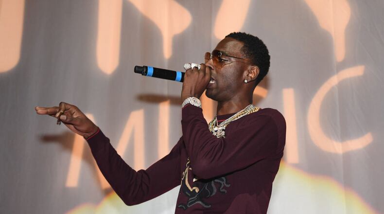 Memphis rapper Young Dolph performs.