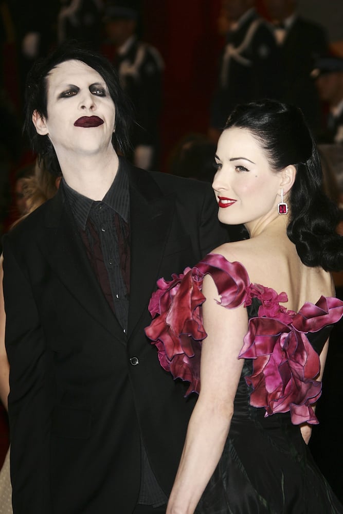 Marilyn Manson and Dita von Teese