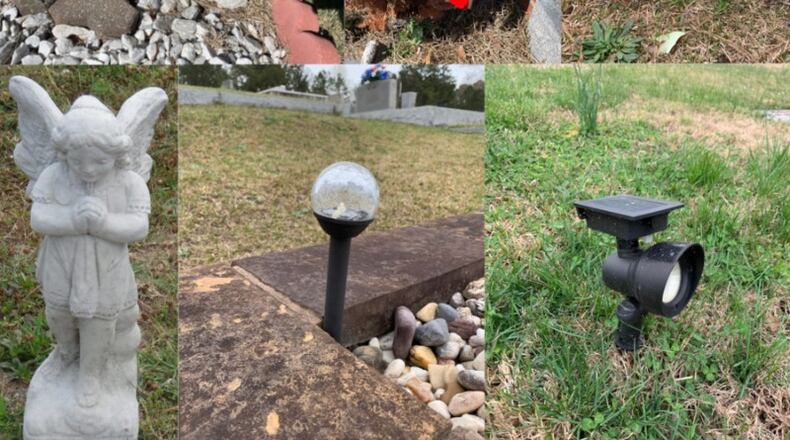 Maintenance will take place during the week of April 19 of Liberty Hill Cemetery by Acworth workers and volunteers, with many items to be removed from the cemetery. (Courtesy of Acworth)