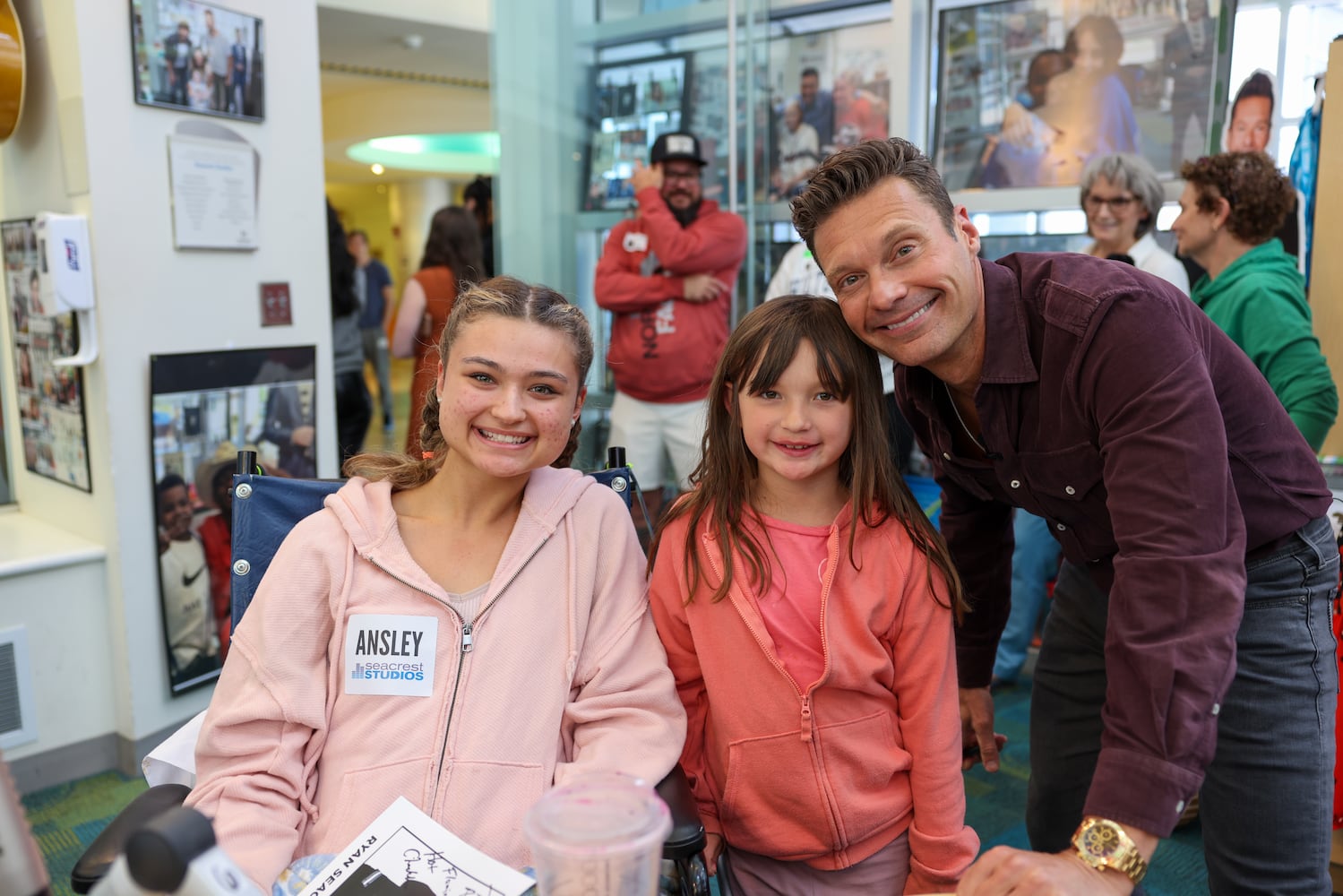 ‘No shortage of smiles’ as Ryan Seacrest surprises local children’s hospital