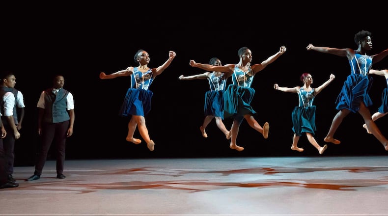 Ailey II performs in Bradley Shelver’s high-energy “Where There Are Tongues.” Contributed by Kyle Froman