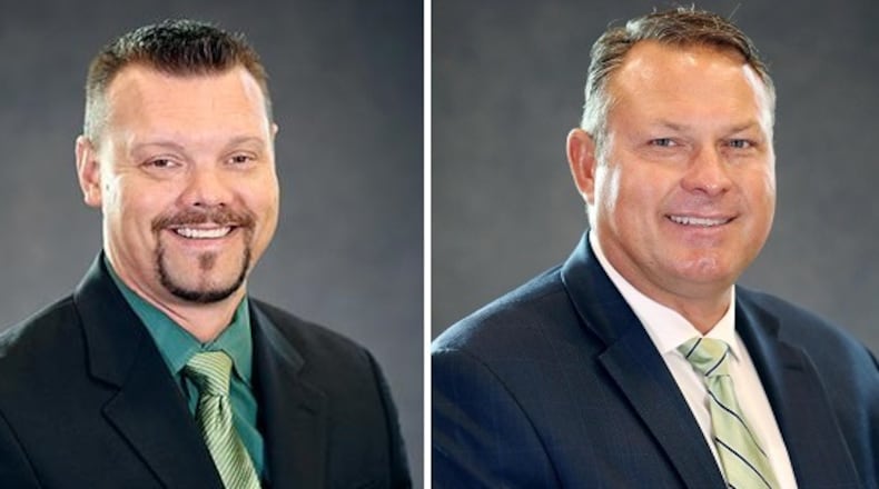Buford High School Principal Lindsey Allen (left) has resigned his position. Buford Academy Assistant Principal Scott Chafin will serve as interim principal. COURTESTY BUFORD CITY SCHOOLS