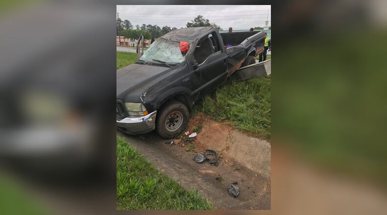 Tara Boulevard in Clayton County was shut down after a police chase and crash involving suspected drug dealers, authorities said.