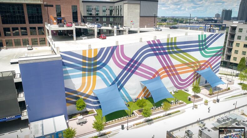 Exterior of Highline Park at the Interlock. / Courtesy of the Interlock