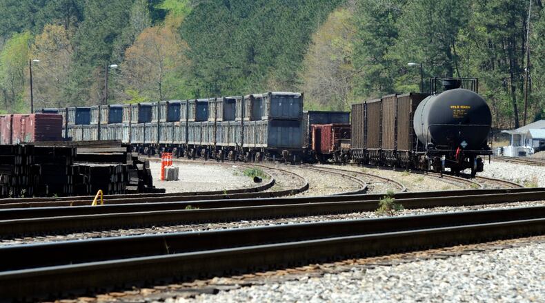 All aboard the stench train!(AP Photo/Jay Reeves)
