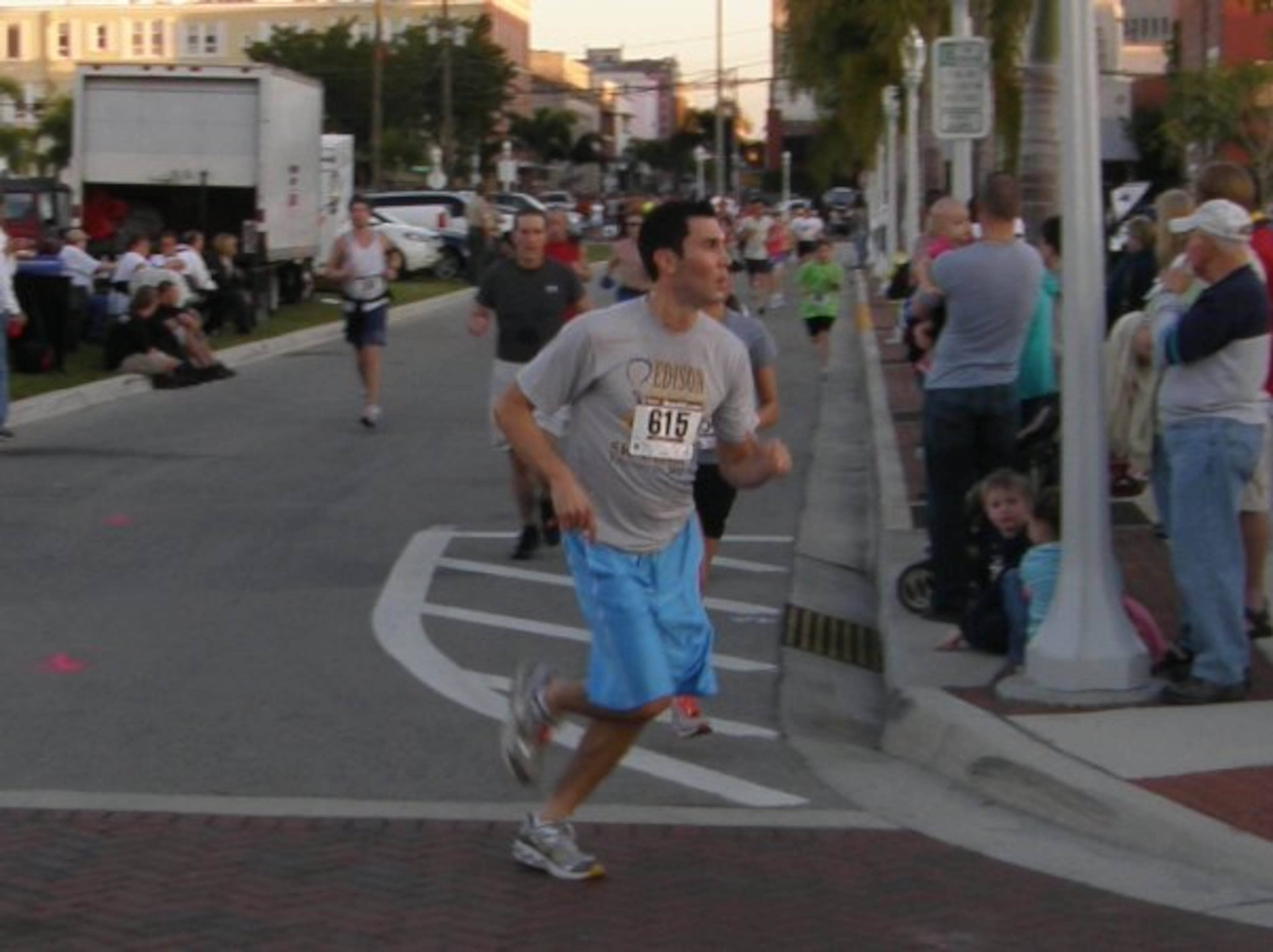 AJC opinion editor David Plazas runs the Edison Festival of Light 5K in Fort Myers, Florida in 2010. (Courtesy of David Plazas)