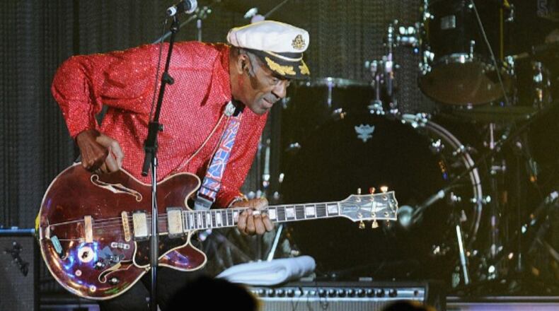 The late Chuck Berry is featured in a music video for his song, "Big Boys."
