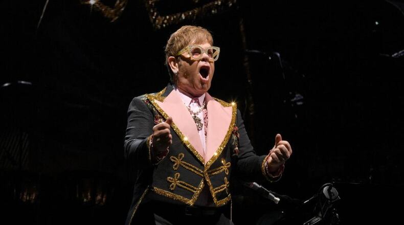 Elton John performs during his 'Farewell Yellow Brick Road' tour at Madison Square Garden on Oct. 18, 2018 in New York City.