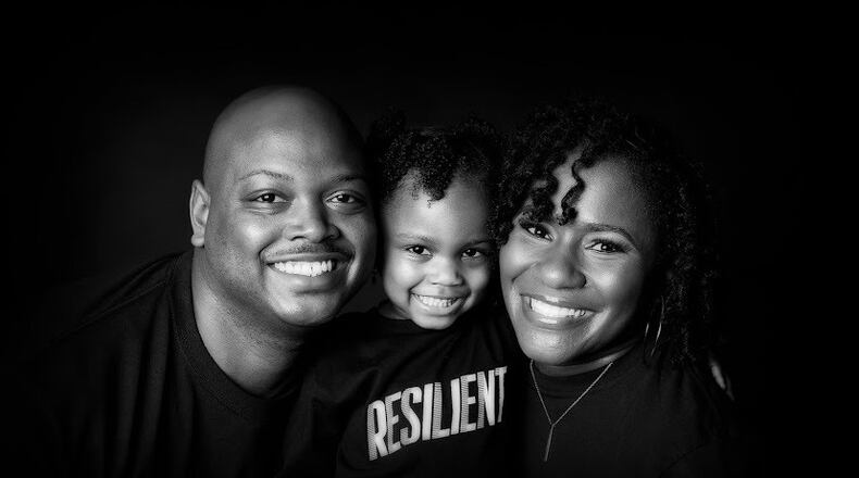 Sanari Hendricks, 31, of Douglasville shared her traumatic birth experience in the CDC's Hear Her campaign. By the time it was released, she had lost her son, Zeus. (Courtesy of Mike Newman / Shane Michael Photography)