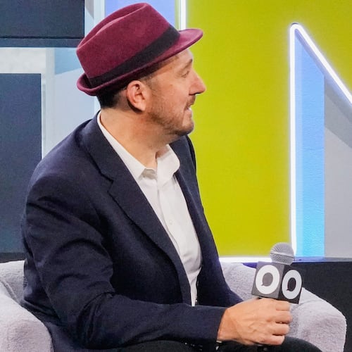FILE - Forbes Chief Content Officer Randall Lane moderates a discussion during the Global Citizen Now conference, May 2, 2024, in New York. (AP Photo/Mary Altaffer, File)