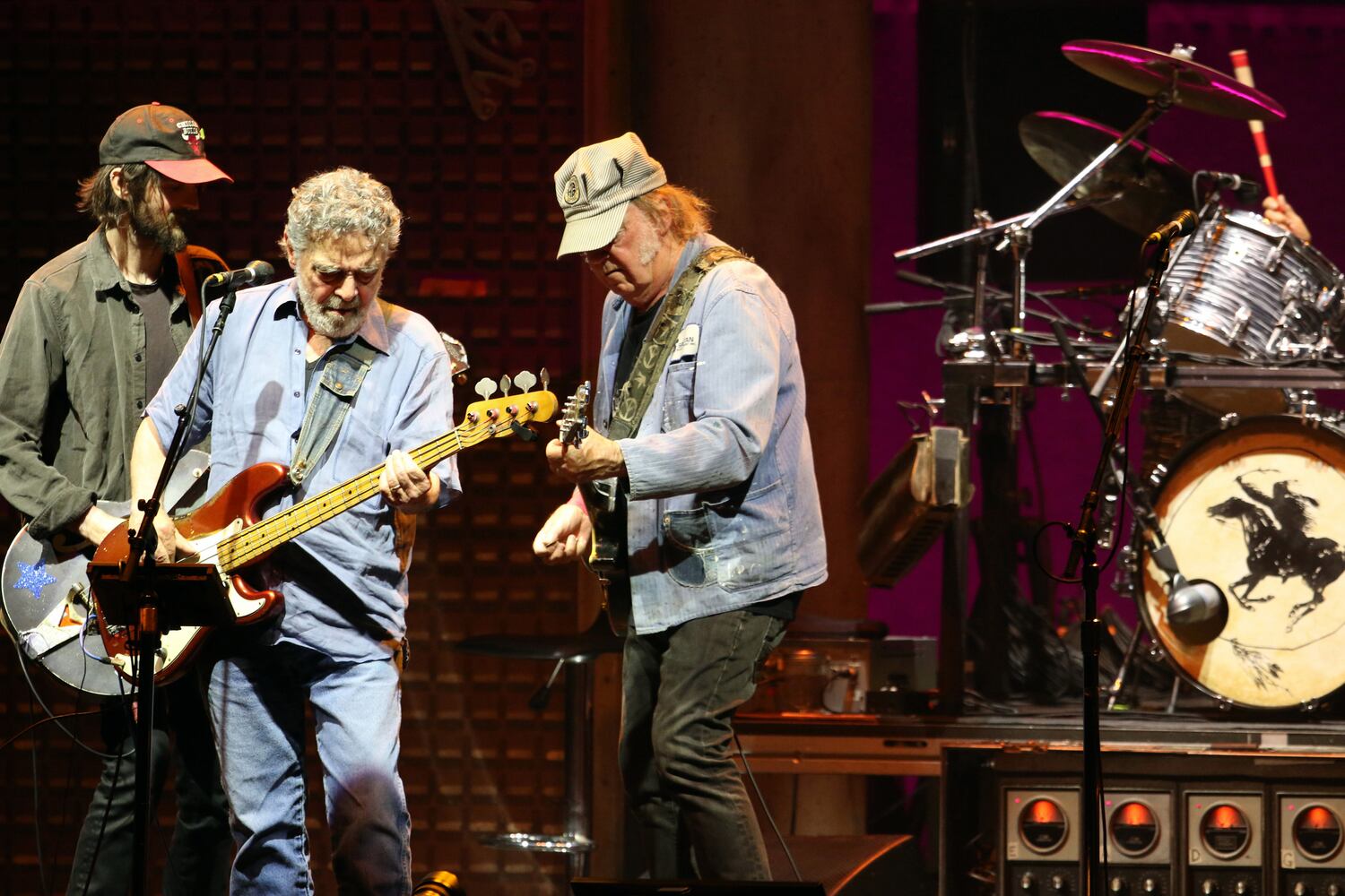 Neil Young & Crazy Horse brought his "Love Earth Tour" to Ameris Bank Amphitheatre on Tuesday, May 7, 2024.
Robb Cohen for the Atlanta Journal-Constitution