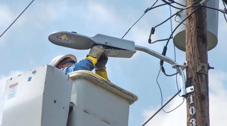 Georgia Power replacing street lights with LED in Duluth over the next month. Courtesy Georgia Power