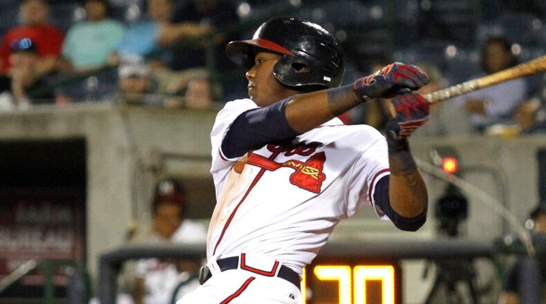 Ronald Acuna is hitting .325 in Triple-A. (Photo Ed Gardner, Mississippi Braves)