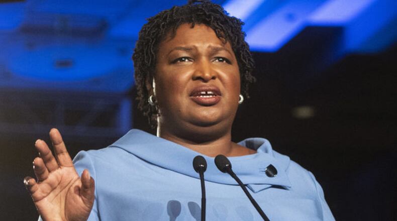 Democrat Stacey Abrams.