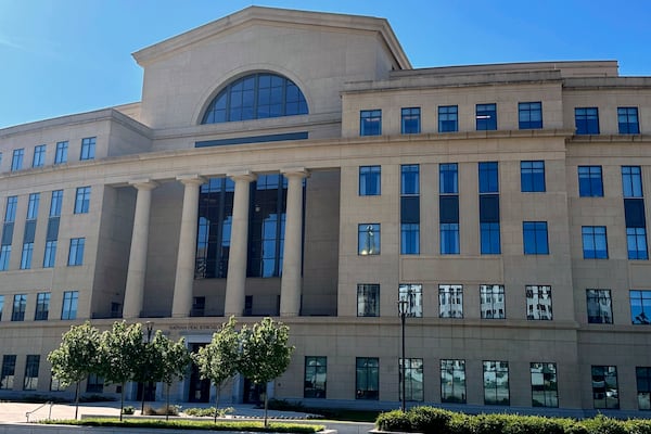 The Nathan Deal Judicial Center, home of Georgia's Supreme Court and Court of Appeals. Some interesting Tuscan columns/capitals there. 