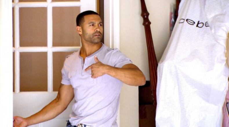 Apollo throws a hissy fit before he leaves for an eight-year prison sentence. CREDIT: Bravo