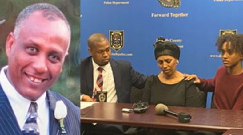 Tesfaye Birru (left) was fatally shot outside of his store. His family asked the public for help Tuesday finding his killer.