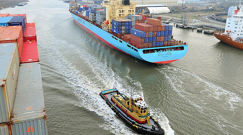 The ports of Savannah and Brunswick support 100,000 metro Atlanta jobs and, according to a University of Georgia study, contribute $39 billion to the state economy.