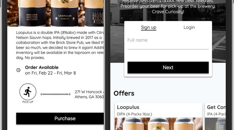 CraftCellr lets craft beer lovers reserve their purchases and pay online, then pick up their purchases. CONTRIBUTED BY CRAFTCELLR