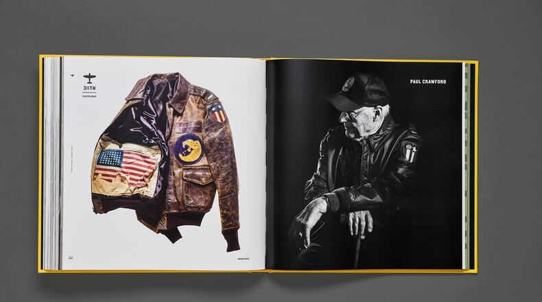 Inside Tucker photographer John Slemp's coffee table book "Bomber Boys: WWII Flight Jacket Art."
Courtesy of John Slemp