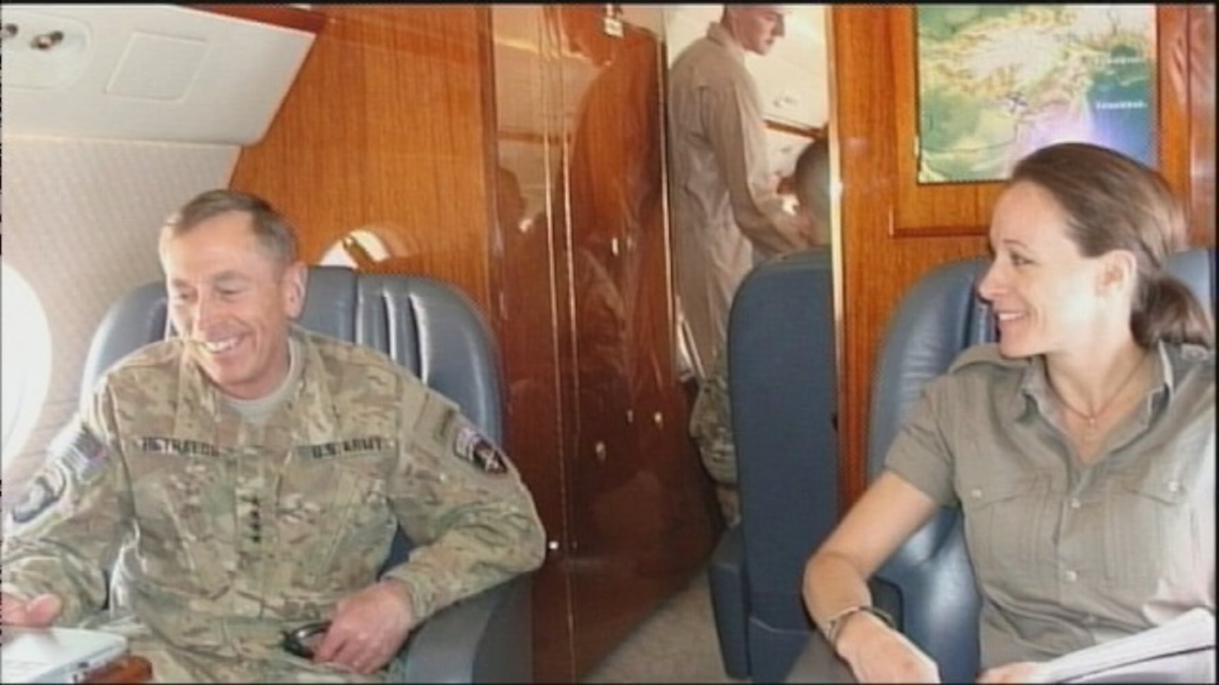 Images of David Petraeus, Paula Broadwell