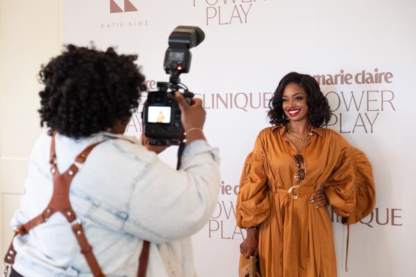 Arian Simone, founding partner and CEO of the Fearless Fund, poses for a photo at the Marie Claire Power Play summit at the St. Regis in Buckhead on Thursday, May 15, 2025. (Ben Gray for the AJC)