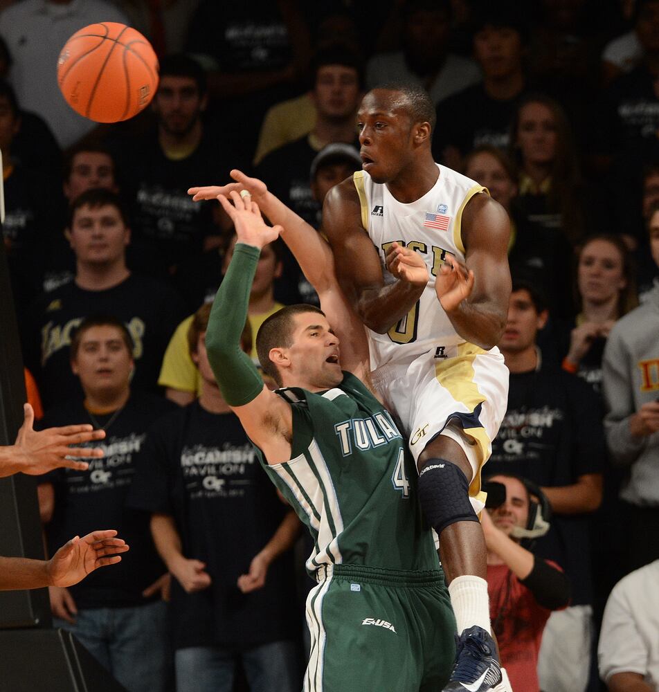 Tulane provides opposition as Jackets open new arena