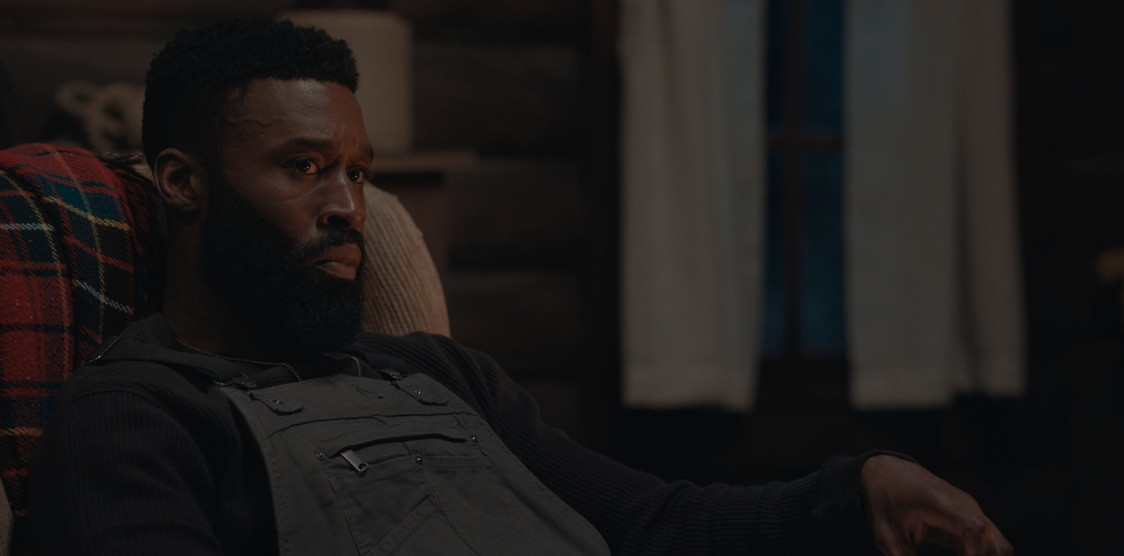 In "Tyler Perry's Finding Joy," Tosin Morohunfola plays Joy's love interest, Ridge. (Courtesy of Prime)