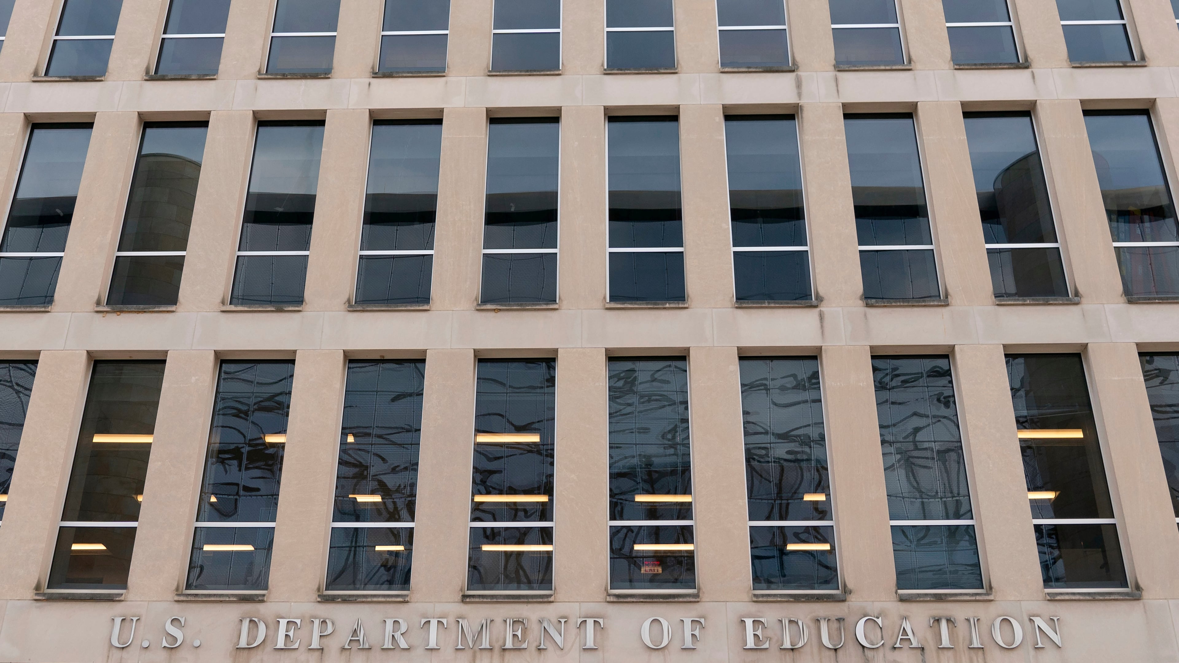 FILE - The U.S. Department of Education building is seen in Washington, on Nov. 18, 2024. (AP Photo/Jose Luis Magana, File)
