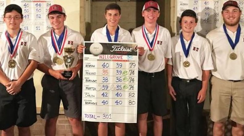 The Hillgrove boys won the Cobblestone Invitational