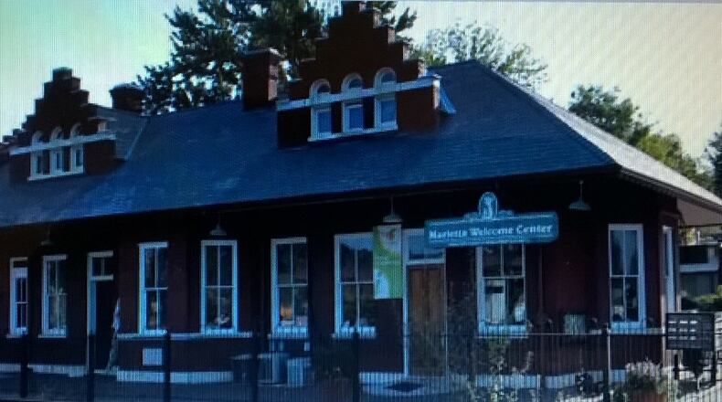 Marietta’s train depot will reopen in the spring, following renovations. Courtesy of Marietta