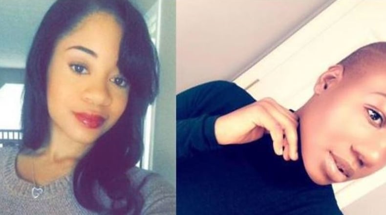 Erica Lanier (right) and Princess Yates were killed in separate car crashes this month. The two attended Spelman College. (Credit: Facebook)