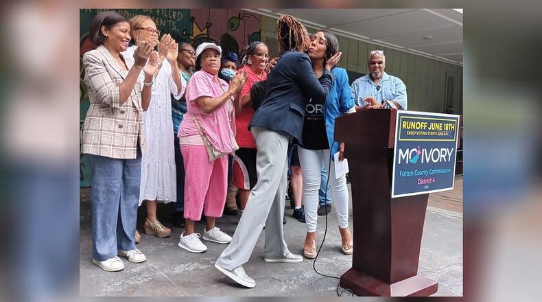 Mo Ivory is endorsed by fellow challengers in the Fulton Commission runoff against Natalie Hall.