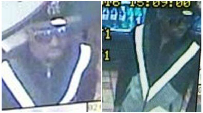 Dunwoody police say this man is suspected of robbing a Marco's Pizza recently. (Credit: Dunwoody police)